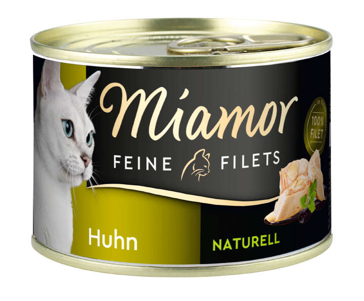 Miamor Katzen-Nassfutter Feine Filets naturell Huhn